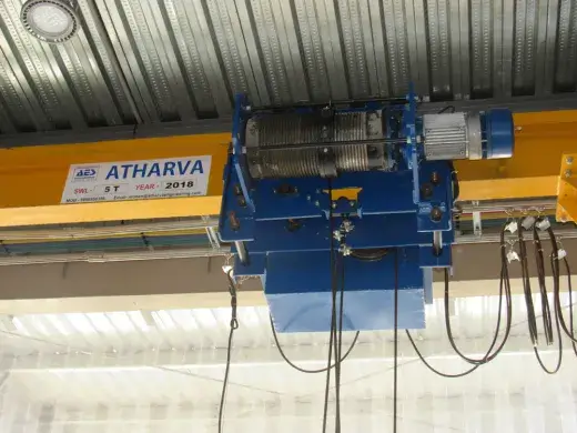 Atharva Cranes & Hoists LLP, EOT Cranes, Electrical Wire Rope Hoist, Electrical Hoist, Goliath Crane, Jib Crane Manufacturer
